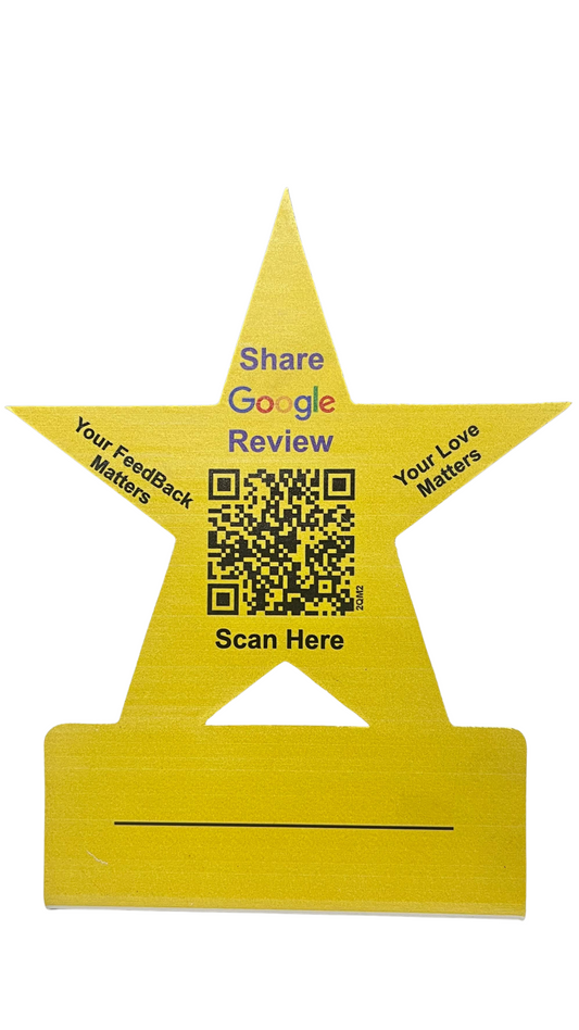 Google Review Standee