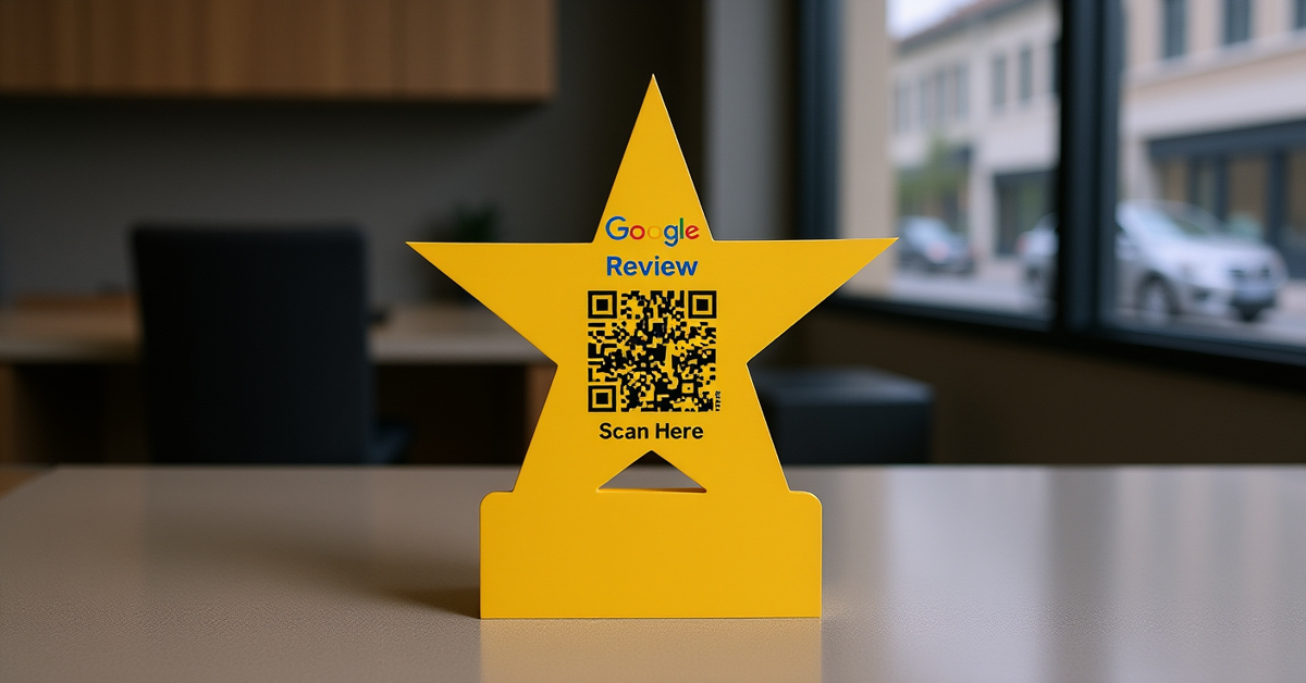 Google Review Standee